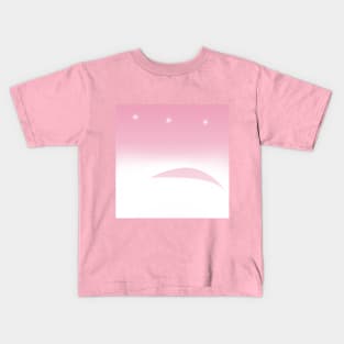 pink background Kids T-Shirt